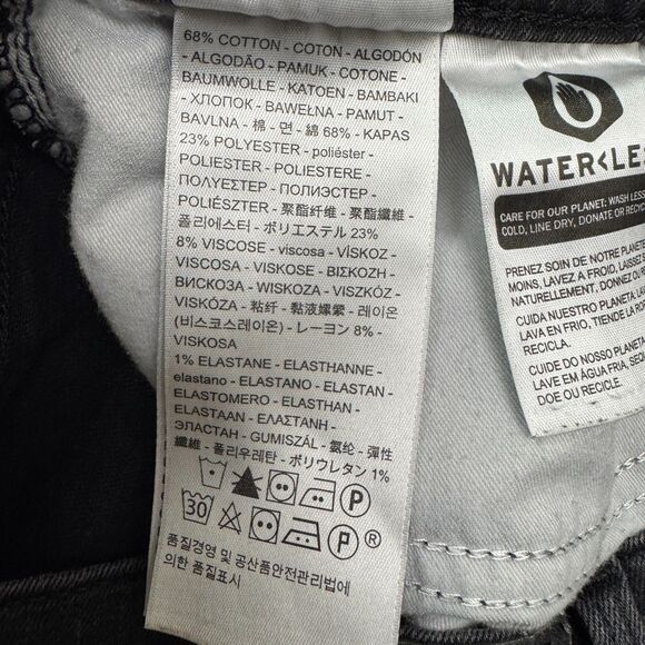 Levi's 315 Shaping Bootcut Denim Jeans Women 28 Black Mid Rise Stretch 28x33 - Picture 9 of 16